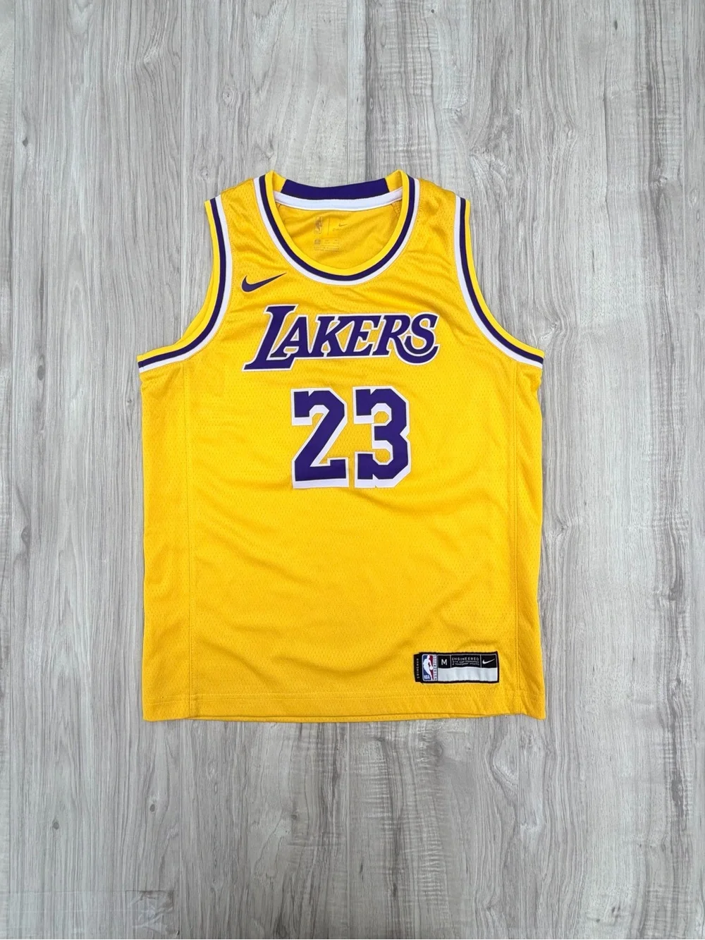 Youth Los Angeles Lakers LeBron James Nike Gold Swingman Jersey